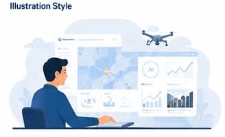 A human-led learning workflow supported by organized DroneJob.ai guidance.